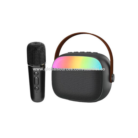 LAZADA hot selling Bluetooth speaker microphone portable party speaker for home radio for sale at factory direct price