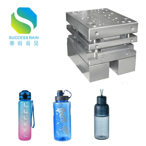 Carcasa de botellas de plástico personalizadas, botellas de plástico de colores, botellas de plástico