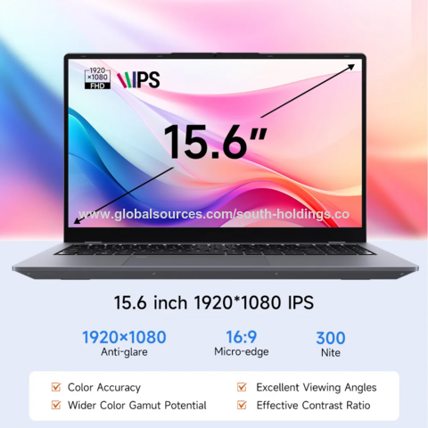 Ordinateur portable 15.6", Intel i5/i7, résolution 2K, idéal pour bureau et éducation, haute qualité, ODM/OEM, économique.