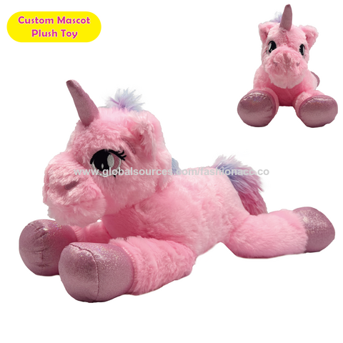 Peluche Personalizado Suave Unicornio Rosa para Niños - Fabricante de Peluches