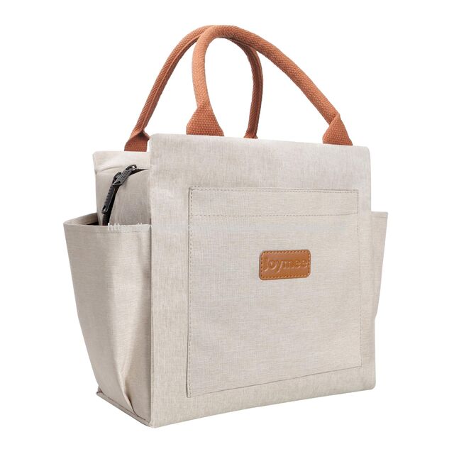 Fiambrera Aislada Reutilizable a Prueba de Fugas, Bolsa Térmica Grande y Espaciosa, Soporte para Botellas y Bolsillos Laterales para Trabajo, Oficina, Viajes, Picnic for sale at factory direct price