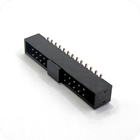Conector Header de Caja Doble Fila con Flash de Oro para Empaquetado de Componentes Electrónicos en Diseño de PCB
