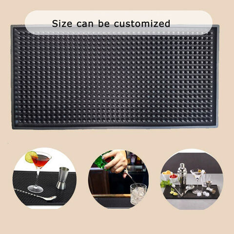 Barmatte, personalisierte PVC-Silikon-Bartropfmatte, rutschfeste Barmatte aus Naturkautschuk