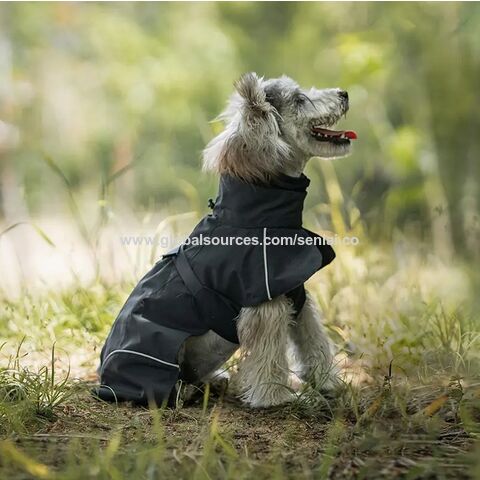 Vente en gros de manteaux de pluie de luxe personnalisés pour chiens, imperméables, coupe-vent, vêtements de mode pour animaux de compagnie avec logo de marque privée pour animaux élégants for sale at factory direct price