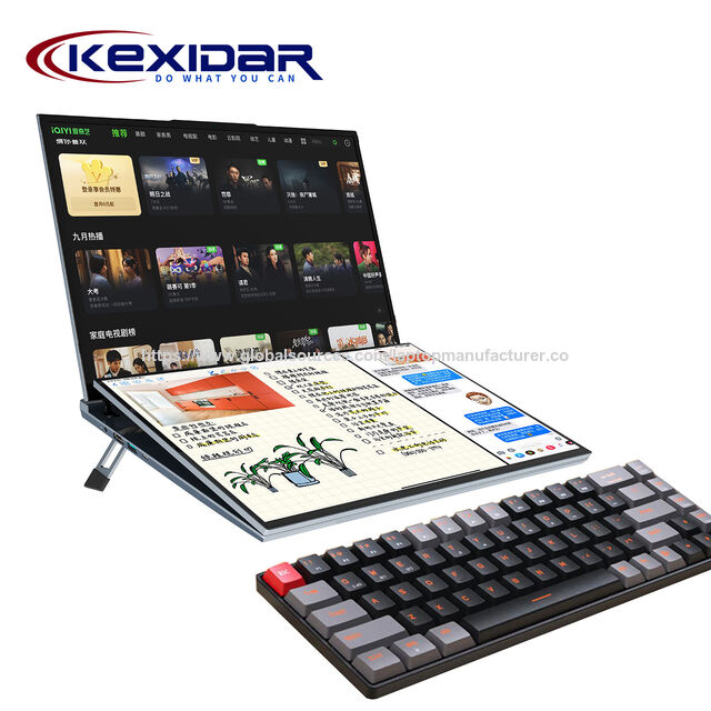 Bulk Buy China Wholesale 16+16 Inch Dual Screen Flip Touch Ultra-narrow ...