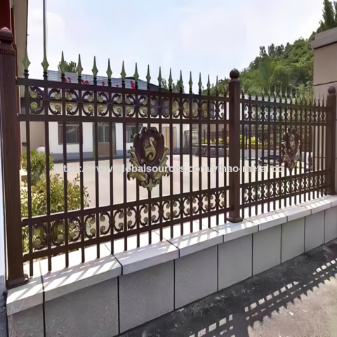 Valla de aleación de aluminio para patio, balcón, barandilla exterior, jardín, privacidad, rejilla, valla de malla, villa de arte de aluminio