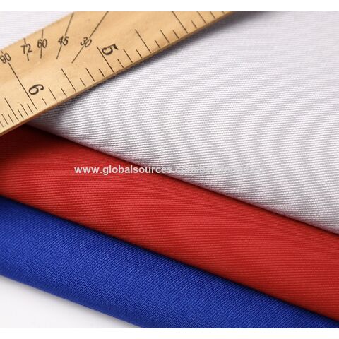 Tissu sergé CVC (coton-polyester) pour vêtements de travail et applications industrielles