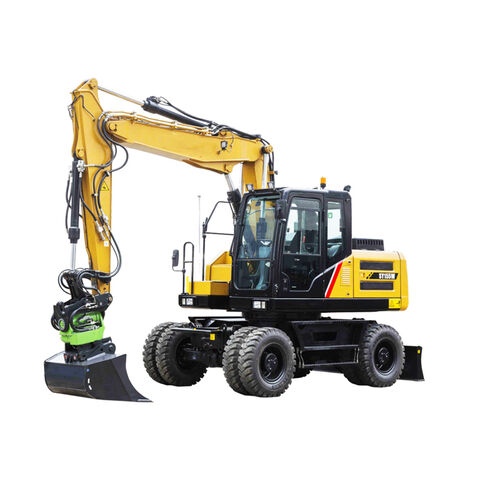 Top Marke 15 Tonnen Radbagger SY155W(T4f) mit leistungsstarkem Motor für B2B for sale at factory direct price