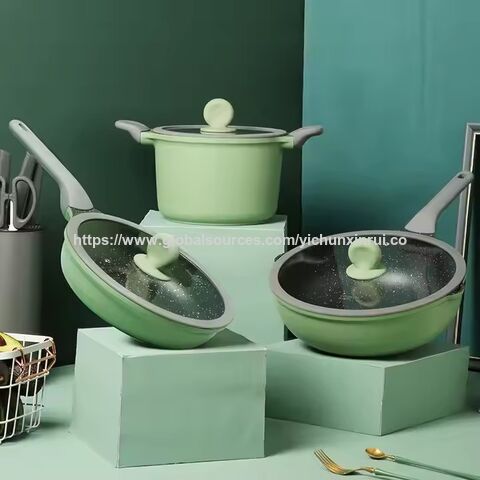 Buy China Wholesale Pot Set Cookware Soup Pots China Metal Fashionable ...