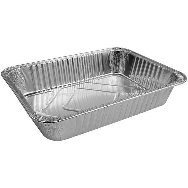 Contenedores de Papel de Aluminio Desechables OEM Personalizados, Bandejas de Aluminio para Llevar Comida, Envases de Aluminio para Empaquetado de Alimentos, Bandejas para Cocinar, Hornear y Catering