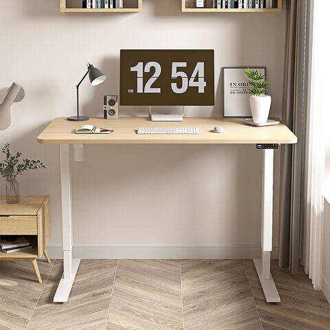 Büro Schreibtisch höhenverstellbar, Tischbeine mit Doppelmotor, Elektrischer Stehtischrahmen für Stehpulte for sale at factory direct price