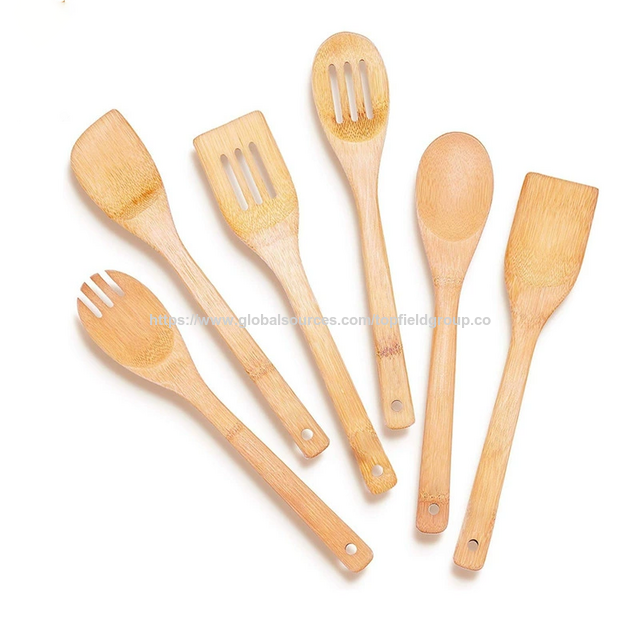 Schaufel Löffel Set Küchenspatel Schöpfkelle Utensilien Japanische Art Küchen Kochwerkzeuge Utensilien Set Bambus Holz Löffel Spatel