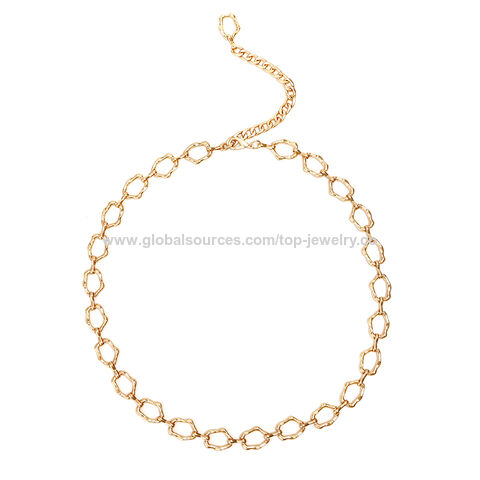 Joyería Duradera de Cadena para el Vientre Dorada para Mujer, ODM OEM para Marcas Zara, H&M, C&A