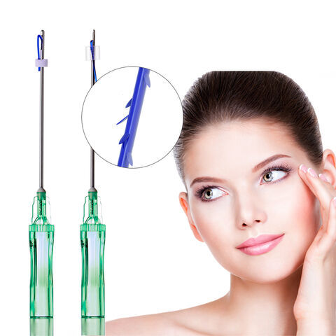 Resorbierbares 21g L W Kanülen Cog 4D PDO Fadenlifting zur Faltenentfernung und Hautverjüngung