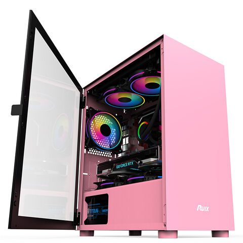 Ruix D2(pink) Hinged Opening Door Home Office Case Pink Color Clear ...