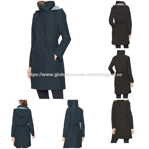 Fourniture d'usine Vestes de pluie longues pour femmes Imperméable long d'extérieur for sale at factory direct price