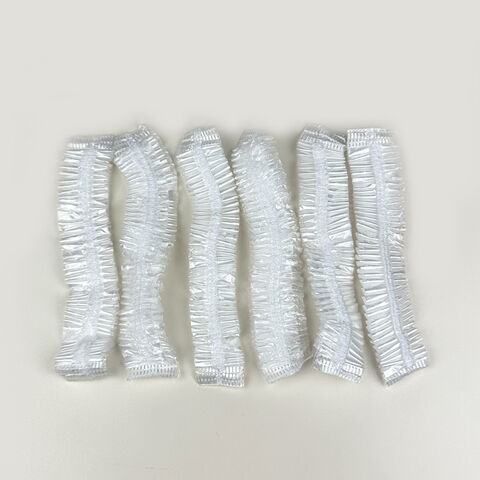 10 Pièces Bonnets de Douche Jetables, Bonnets de Cheveux en Plastique Transparent, Bonnets de Bain Épais et Imperméables pour Soin des Cheveux, Nettoyage pour Voyage à Domicile