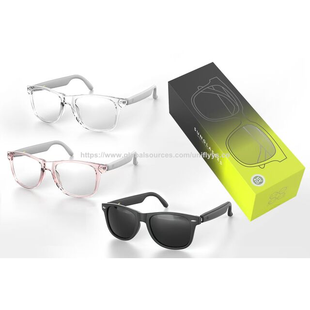 2025 lateat gafas inteligentes, auriculares de audio inalámbrico con lente azul anti, música de control táctil, llamadas, cámara OEM,ODM, precio de fábrica