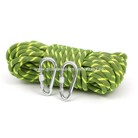 Corde d'escalade extérieure, alpinisme, corde de sécurité statique en nylon pour sauvetage et descente en rappel, corde d'alpinisme for sale at factory direct price