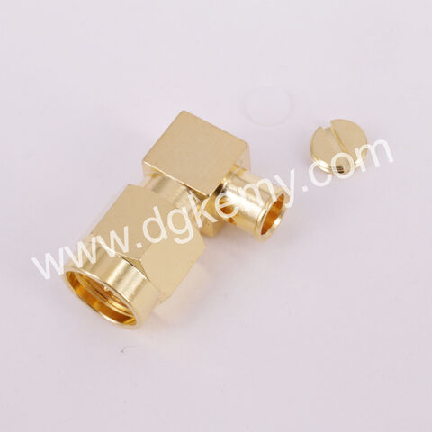 Sma Ra Connector, Sma Male Right Angle Plug Use For Rg402 .141 Semi ...