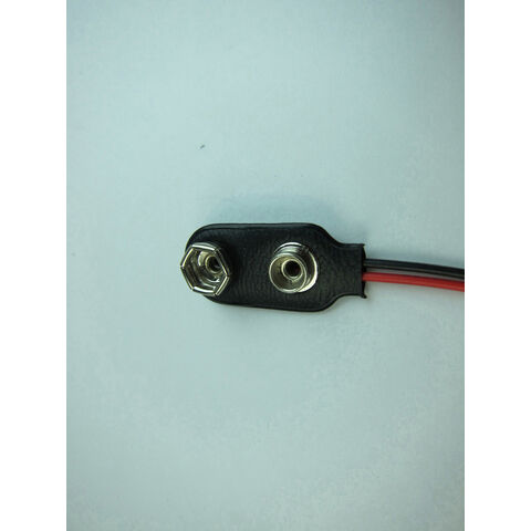 Conector de Bateria 9V (PP3) tipo I, macio e de alta qualidade. Ideal para uso em diversos produtos eletrônicos e brinquedos. Compre direto da fábrica! for sale at factory direct price