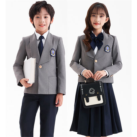 Uniformes scolaires de costume pour les jardins d'enfants, élèves du primaire, style britannique automne et hiver, uniformes de classe pour garçons for sale at factory direct price