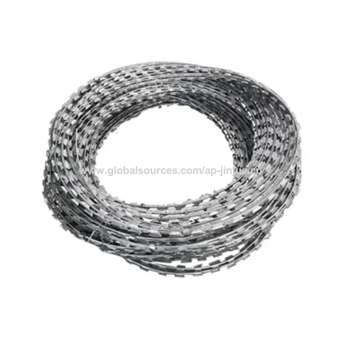 Hochwertiger, verzinkter Stacheldraht mit Widerhaken gegen Überklettern für Sicherheitszäune direkt vom Hersteller aus China for sale at factory direct price