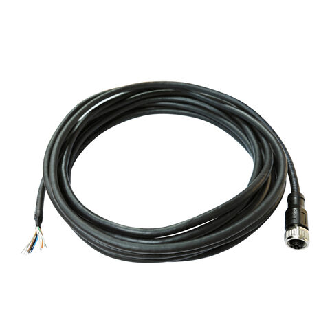 Conector Ethernet M12 con Codificación X Hembra de 8 Posiciones a Cable Flexible de Apertura Directa para Automatización