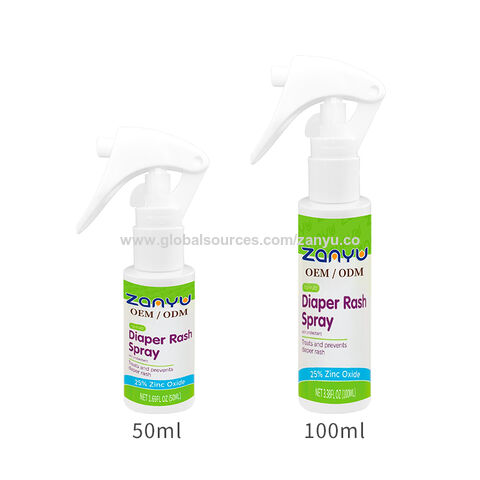 Private Label No-rub Diaper Rash Spray Zinc Oxide Spray Eczema Cream ...