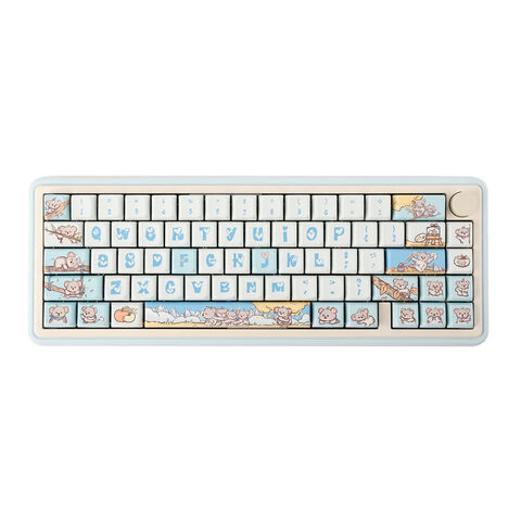 ABM067 Nebula 65% VIA-teclado mecânico programável com fio/sem fio