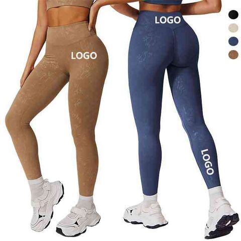 2025 New Gold Stamp High Quality Cool Fabric Butt Lifting Leggings High Waist Fitness Push up Tights Yoga Pants Women for sale at factory direct price
