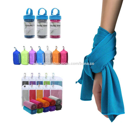 Heißer Verkauf Gymnastik Schweiß Eis Kalte Sport Handtücher und Kühlhandtuch für Fitness Microfaser Gym Sport Kühlhandtuch for sale at factory direct price