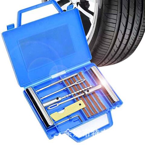 Kit de réparation de pneus, outil de vide pour pneus de voiture, moto, véhicule électrique, réparation rapide d'urgence, bande multifonction OEM