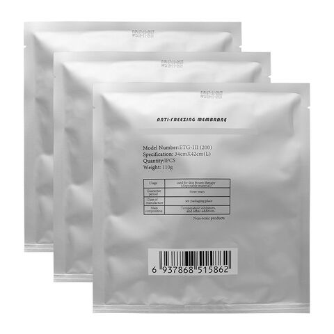 Folhas de barreira de membrana anticongelante criogênica, almofadas de proteção anticongelante para máquina de crio for sale at factory direct price