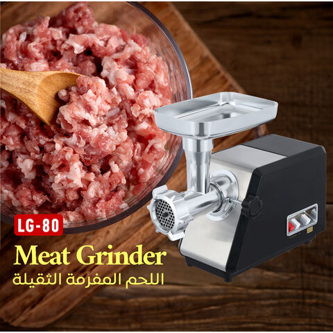 Picadora de Carne Profesional #12 con Potente Caja de Engranajes Metálica y Amplio Panel de Acero Inoxidable - Ideal para Negocios