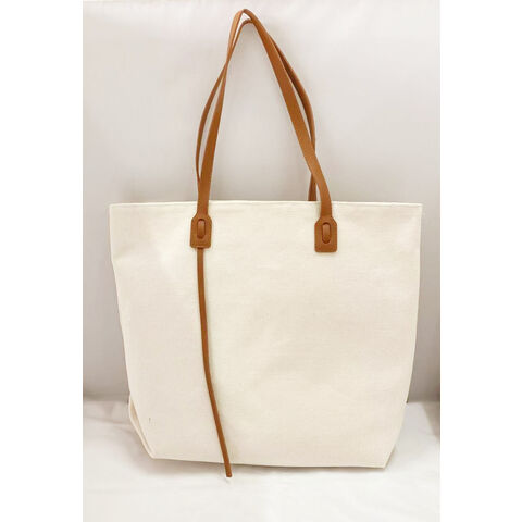 Bolso tote de hombro nuevo, bolso de lona de gran capacidad, bolso de lona para ir al trabajo, bolso minimalista for sale at factory direct price
