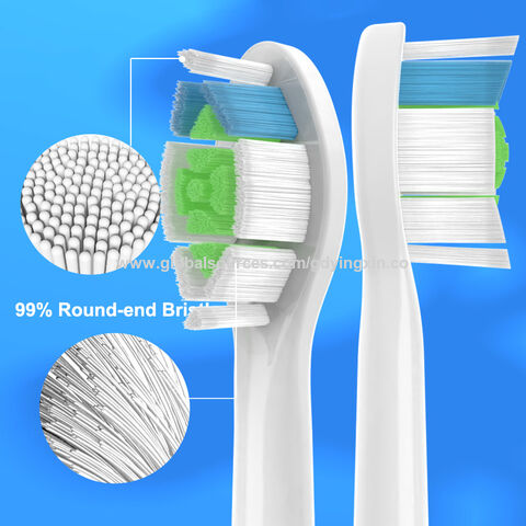 Fabricante de Cabeças de Substituição Elétricas para Escova de Dentes HX6064 W2 Sem Cobre de Alta Qualidade para Controle Ideal da Placa Bacteriana for sale at factory direct price
