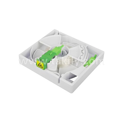 صندوق إنهاء الألياف البصرية OEM SC Simplex / LC Duplex مع محول لـ FTTX FTTH مركز البيانات