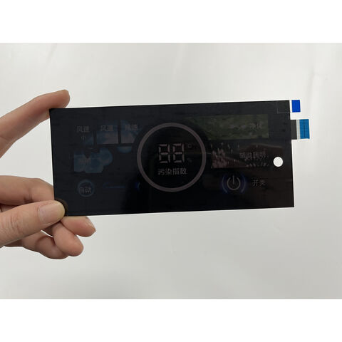 Diseño gratuito personalizado FPC circuito botón táctil capacitivo Interruptor de membrana panel gráfico superposición domo poli teclado