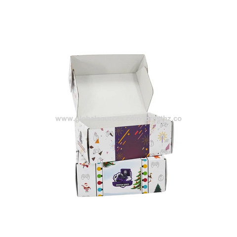 Cajas de Navidad de papel de galletas elegantes ciegas reutilizables personalizadas para el embalaje de la tarjeta de regalo de caramelo