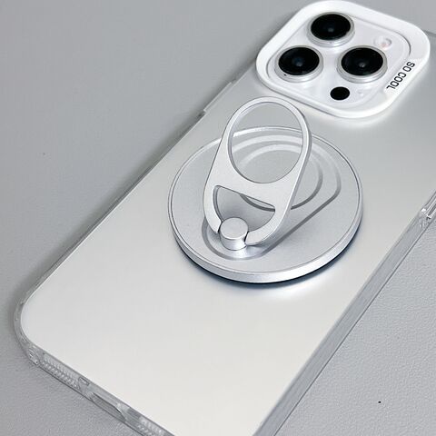 Suporte magnético criativo para celular com anel de liga, novo suporte de anel adesivo traseiro para celular