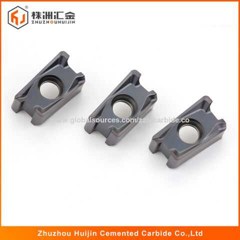 Plaquettes de fraisage à épaulement droit LNPU110408 en stock, outil de coupe pour fraiseuse et tour CNC, Plaquette de fraisage LNPU pour acier inoxydable