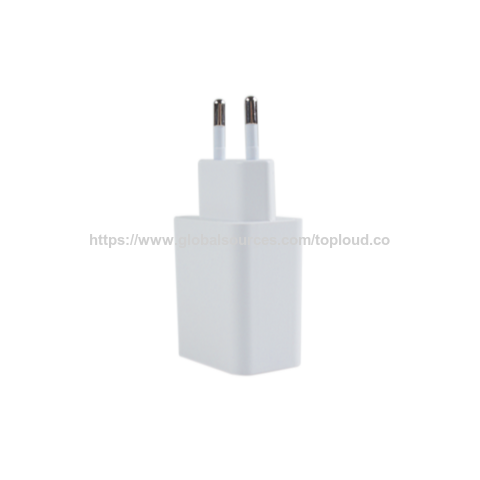 Chargeur Rapide Type C 20W PD3.0 de Haute Qualité, Chargeur de Voyage Ignifuge pour Maison/Bureau, Chargeur Mural EU/US/UK/AU, Adaptateur Secteur USB-C AC DC