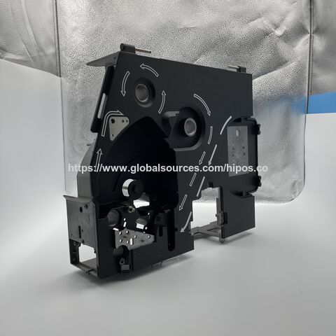 Couvercle de moulage sous pression en aluminium usiné CNC de haute précision et qualité, prix d'usine d'origine OEM, avec arbres et revêtement en poudre for sale at factory direct price