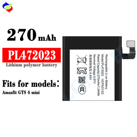 Batterie OEM PL472023 270mAh pour montre intelligente Huawei Amazfit GTS 4 Mini - Batterie de remplacement for sale at factory direct price