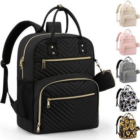 Mochila de Fraldas,Bolsa de Fraldas para Bebê com Estojo para Chupeta,Mochila de Viagem Multiusos Elegante de Grande Capacidade para Bebê