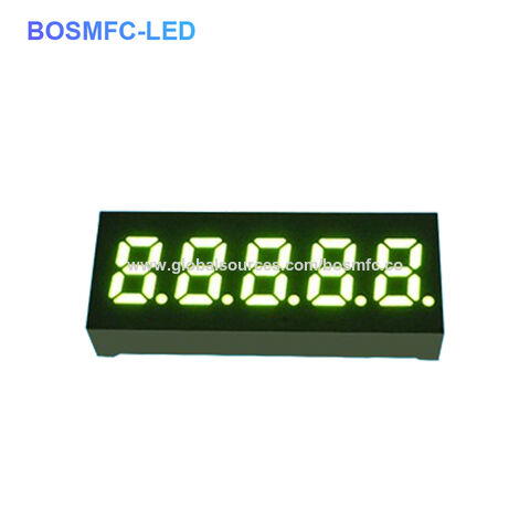 Led 5 Segment Display Factory Direct High Quality China Wholesale High Brightness 5 Digit 7 ...