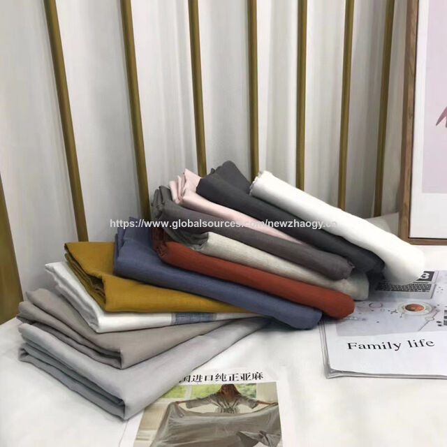 Fundas de Almohada de Lino Ultra Suave, Transpirables y Delicadas con la Piel para Almohadas de 48x74cm - Directo de Fábrica