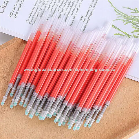 Recharge de stylo à bille à pression K35, pointe ogive 0.5, rouge, bleu, noir, gel, vente en gros d'usine for sale at factory direct price