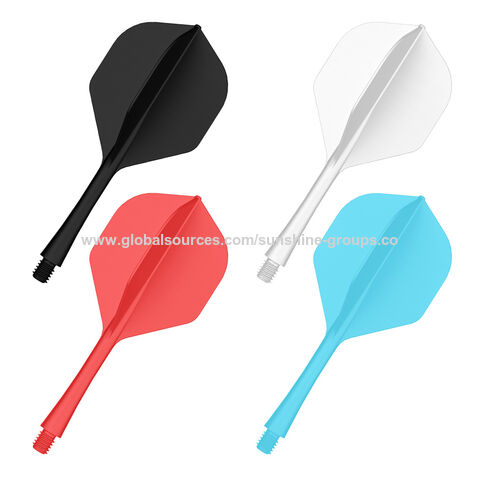 Dartpfeil mit dickem Schaft, einteiliger Heckflügel 2ba Universal, sturzresistentes Kunststoff integriertes Heckflügel Dart Schaft Zubehör